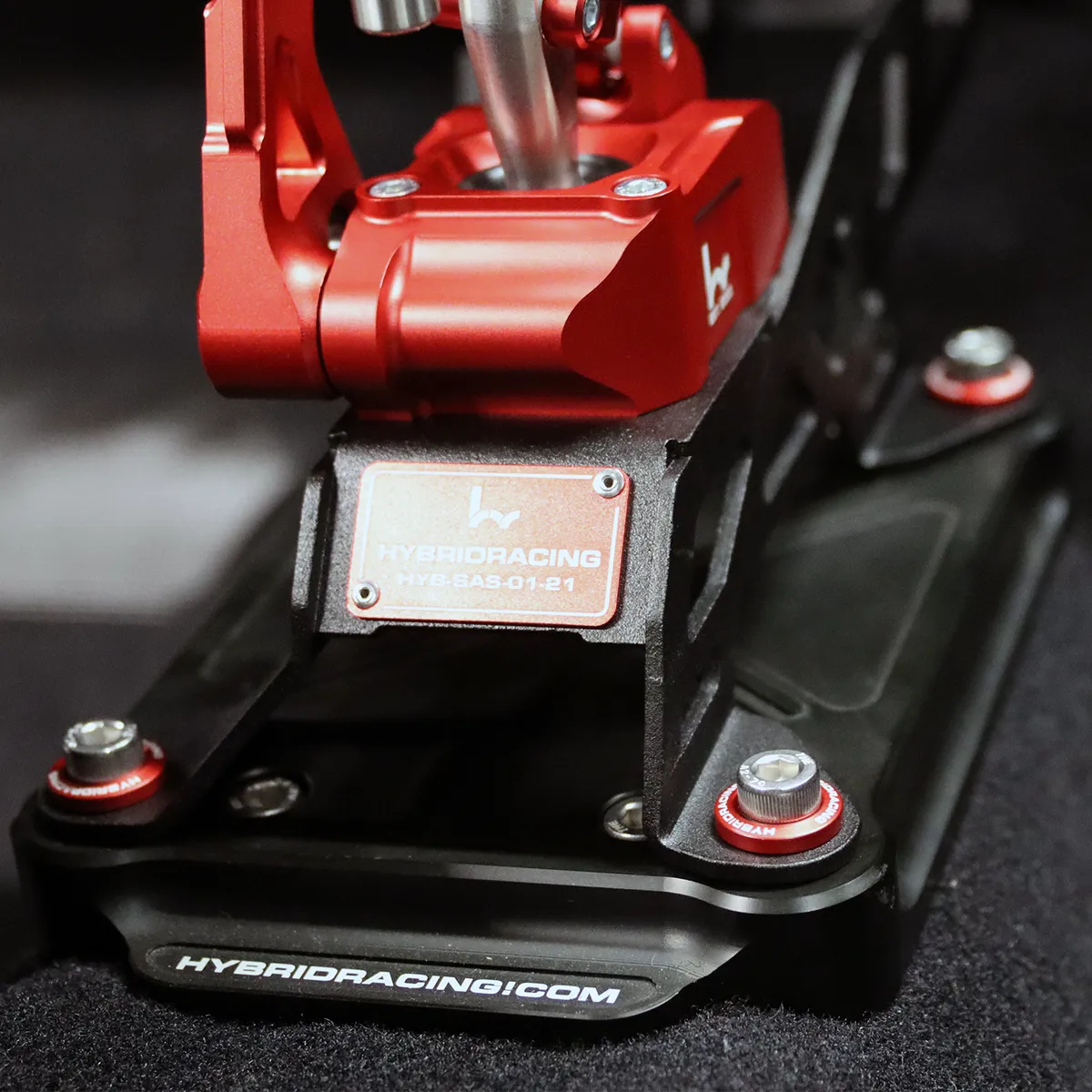 Hybrid Racing M8X1.25 Accessory Hardware Kit Red - HYB-DWH-00-04