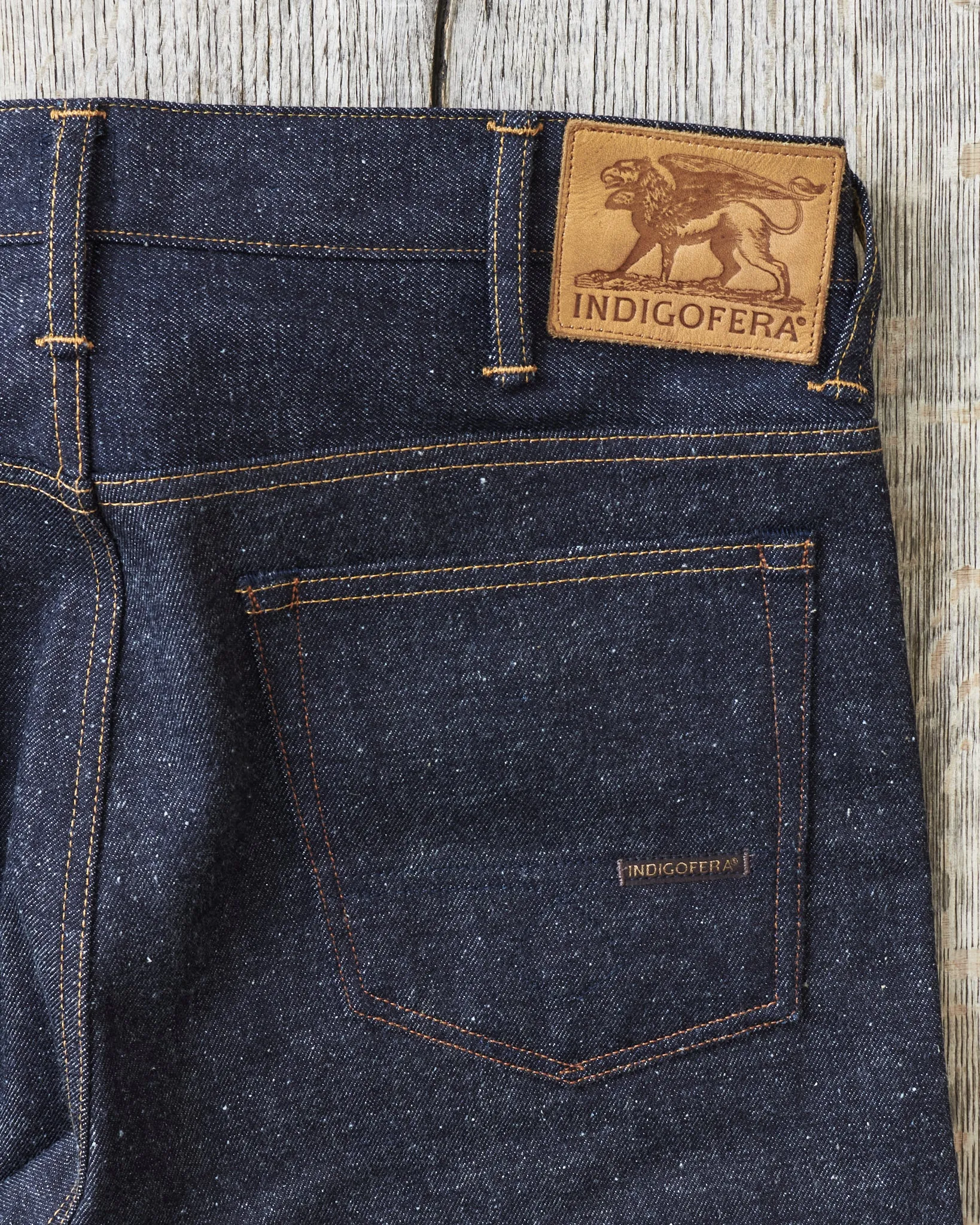 Indigofera Kain Jeans Kobakama Wolly Denim