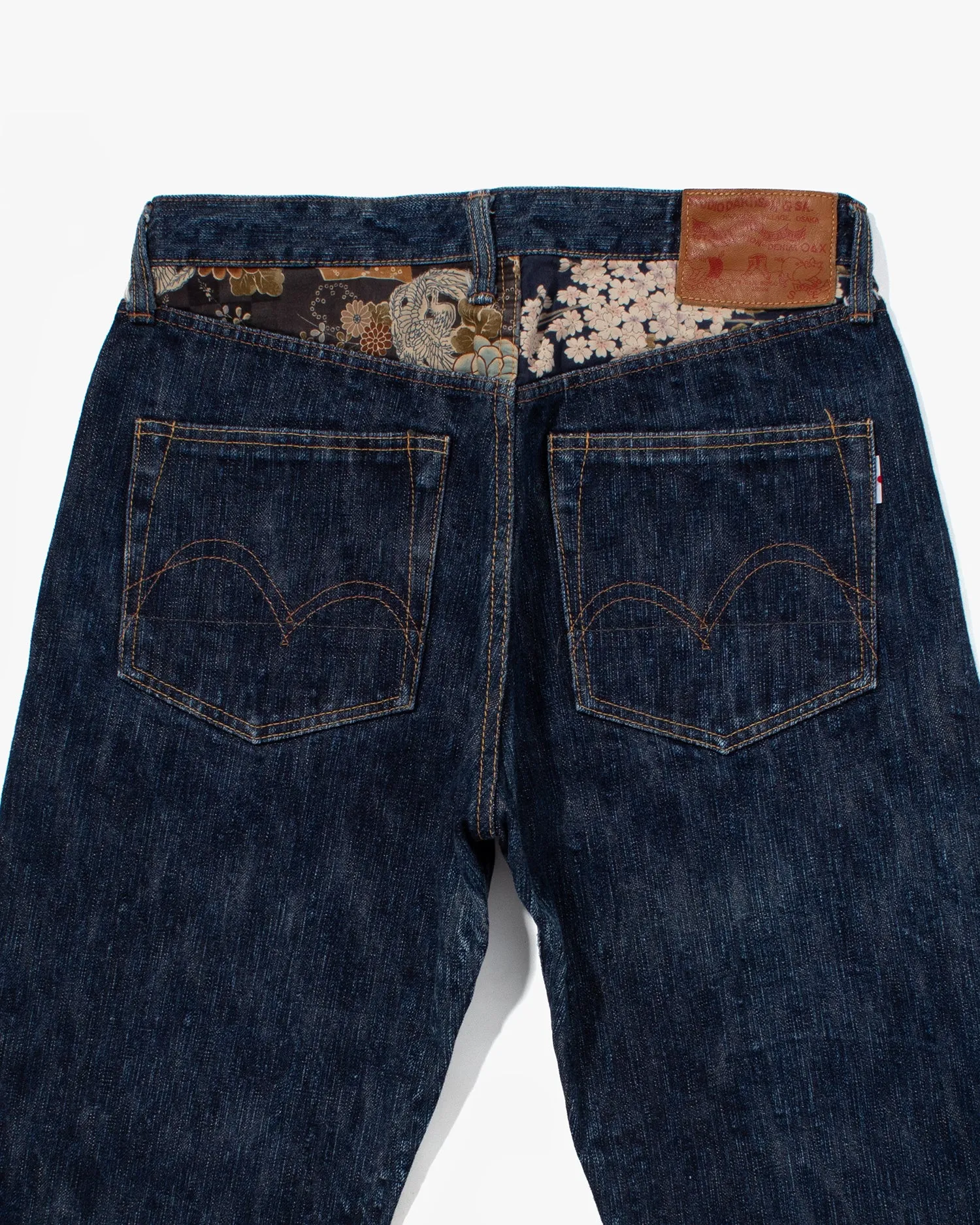 Japanese Repro Selvedge Denim Jeans, Studio D'Artisan, Floral Lining - 32