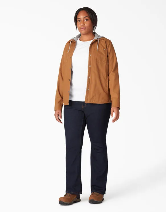 Jeans - Dickies Women's Plus Perfect Shape Bootcut Stretch Denim Jean FDW147