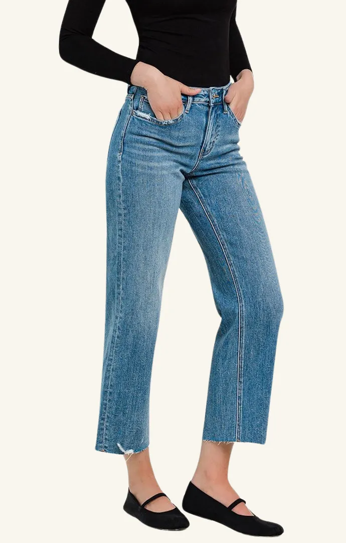 Jenny Medium Denim Dad Jeans