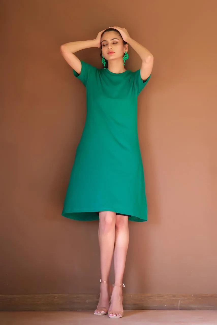 Jersey Knit Midi Dress - Lush Meadow