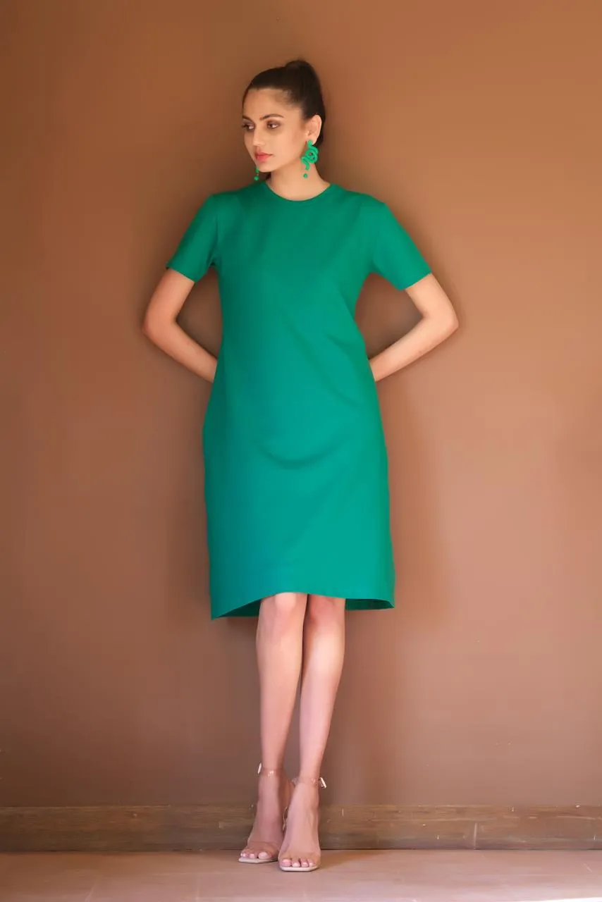 Jersey Knit Midi Dress - Lush Meadow