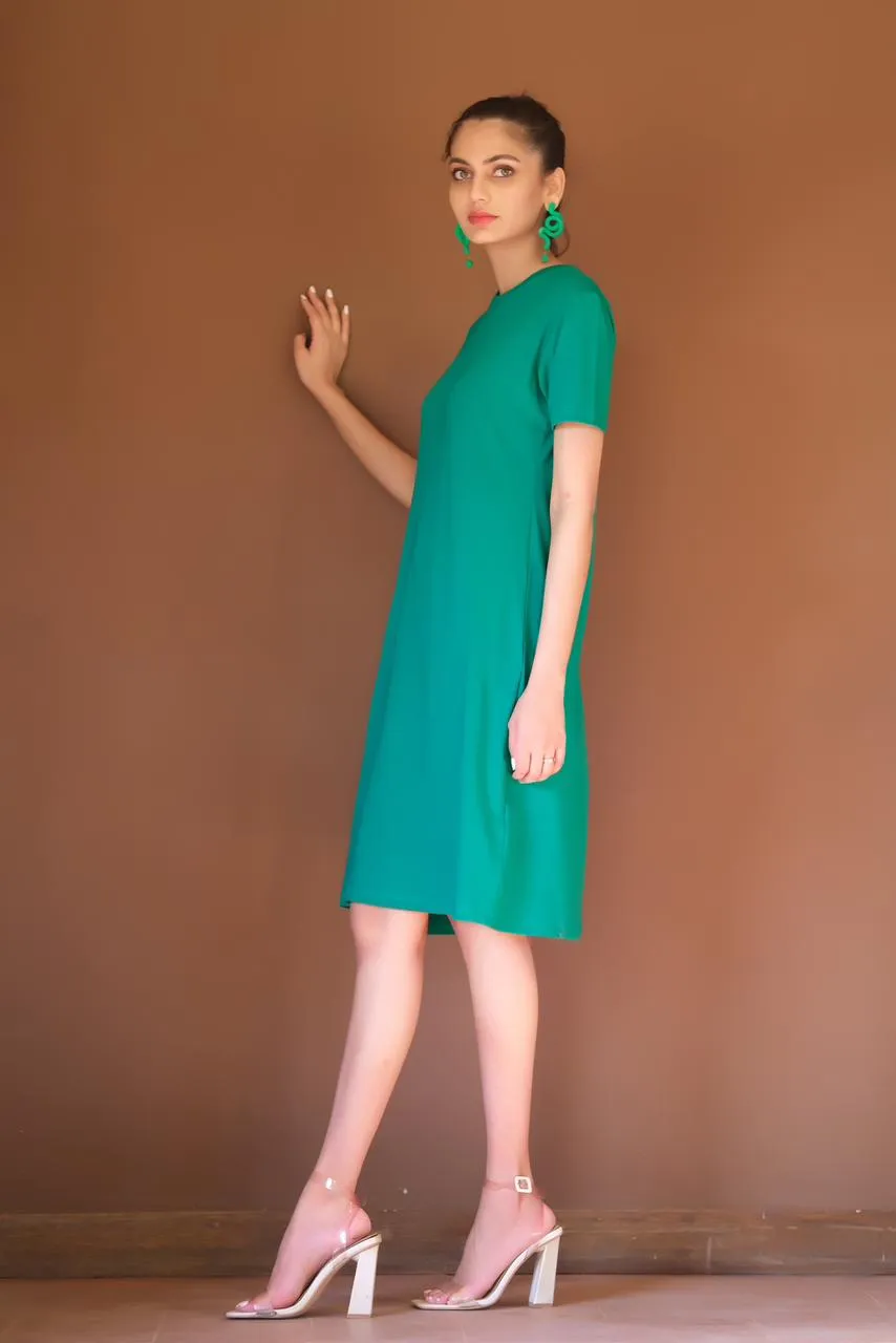 Jersey Knit Midi Dress - Lush Meadow