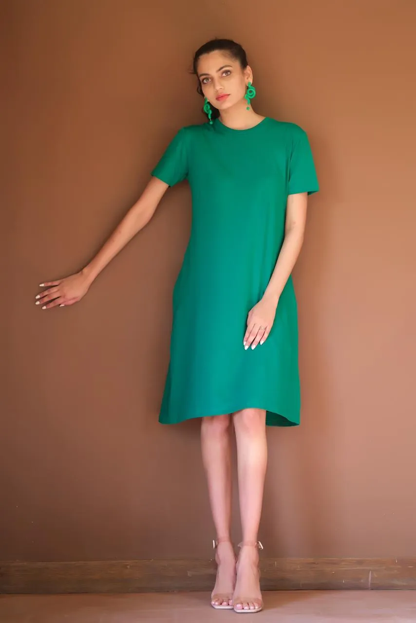 Jersey Knit Midi Dress - Lush Meadow