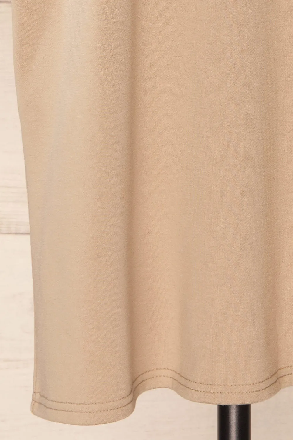 Jerzey Taupe | T-Shirt Dress w/ Pockets