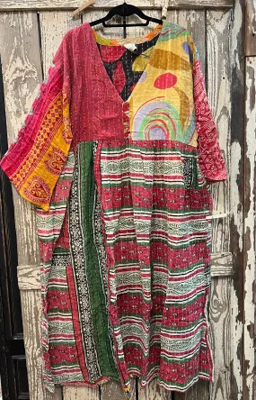 Kantha Sunrise Dress "Renee" by Jaded Gypsy
