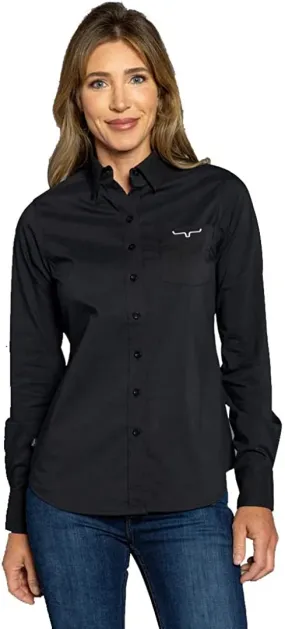 Kimes Ranch Women's Long Sleeve Button Down Shirt Team Button Up (Regular)