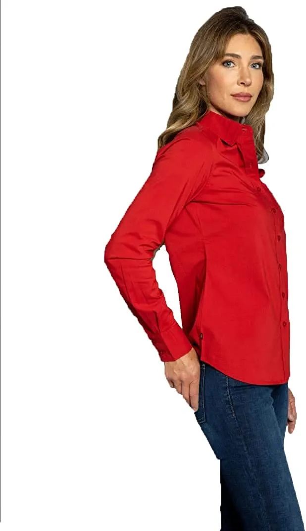 Kimes Ranch Women's Long Sleeve Button Down Shirt Team Button Up (Regular)