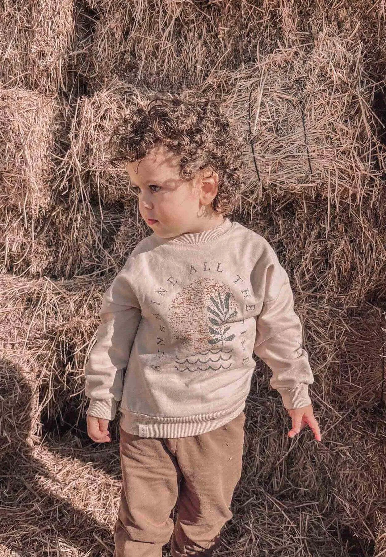 Kinder Sweatshirt Leaf