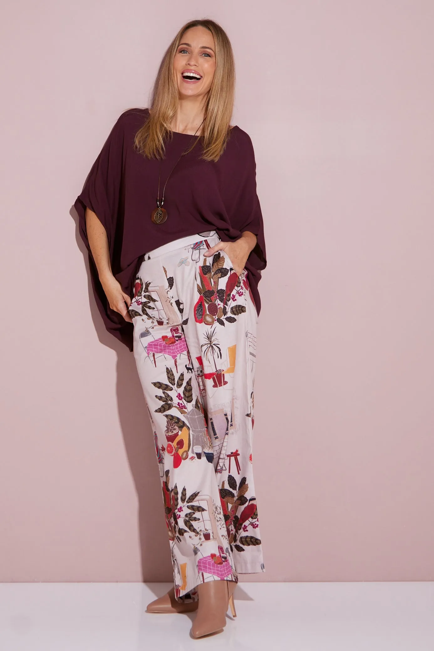 Kuala Lumpur Top - Plum