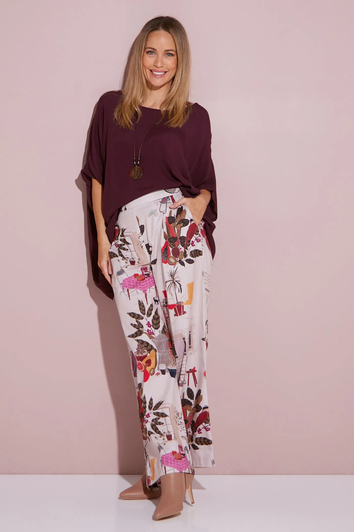 Kuala Lumpur Top - Plum