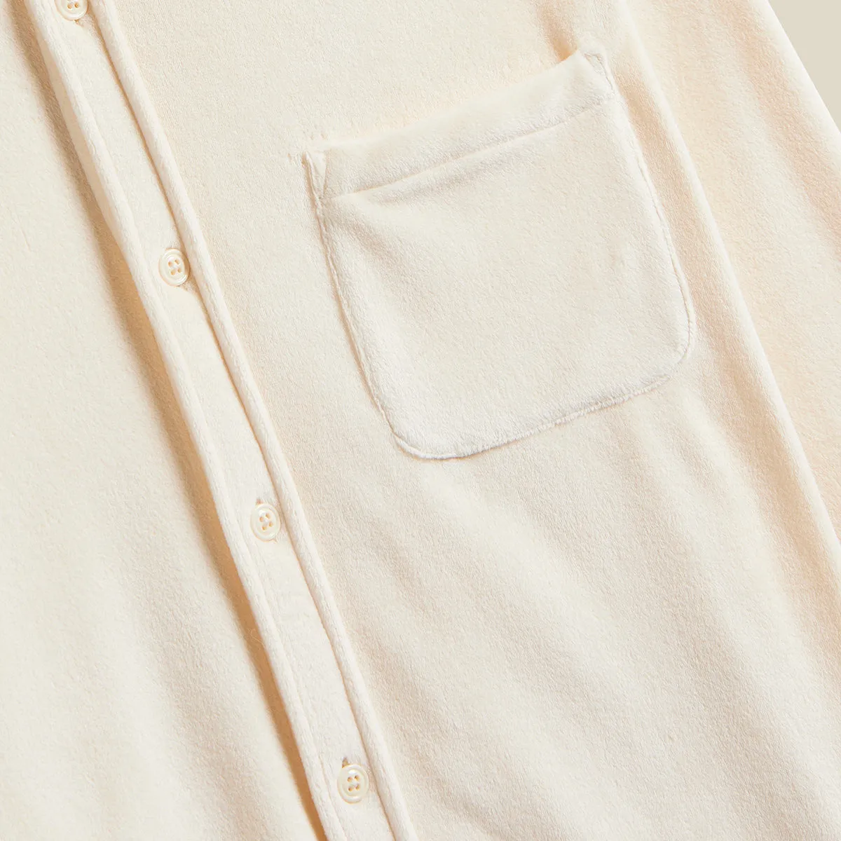 Lavra Plush Shirt - Off-White