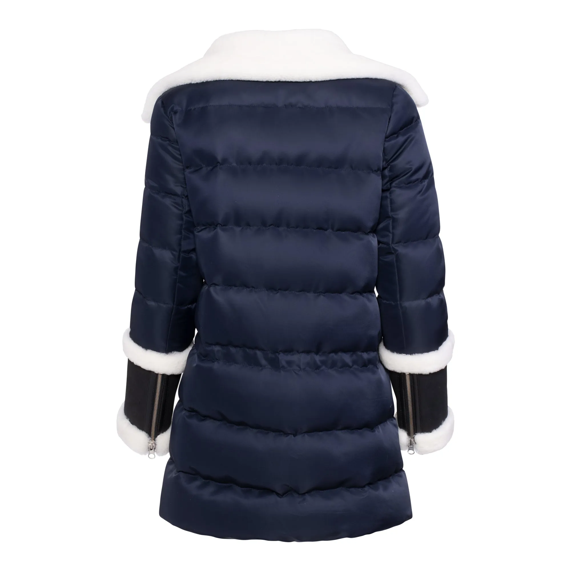 Leni Shearling & Goose Down Puffer Jacket