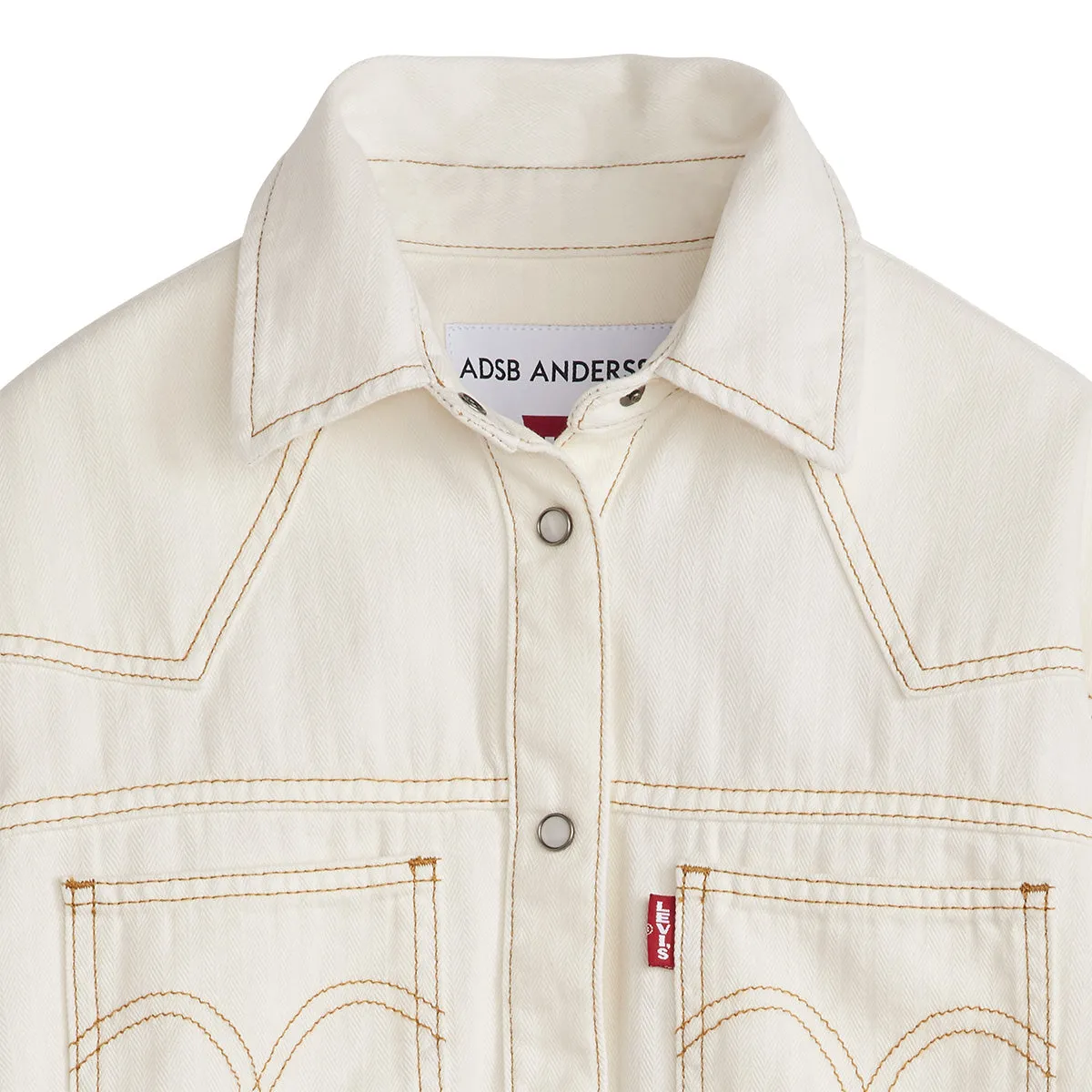   Levi's Cinched Blouse 'Ecru'