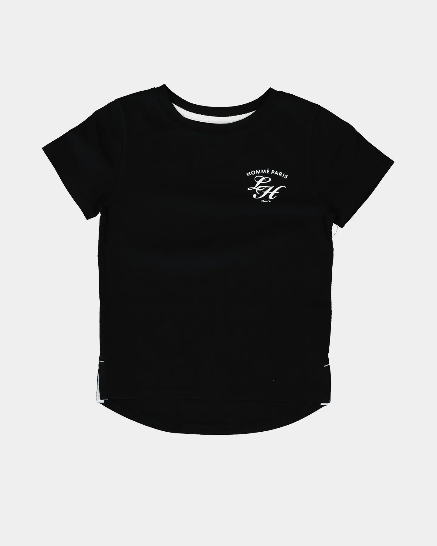 Lil Hommé Kids' Revolution Droptail Short Sleeve T-Shirt Black