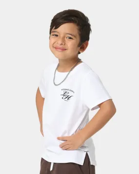 Lil Hommé Kids' Revolution Droptail Short Sleeve T-Shirt White