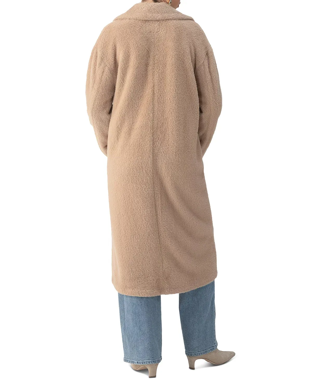 Live In Fur Coat - Warm Camel