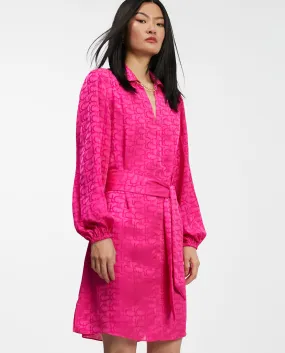 Logo print dress