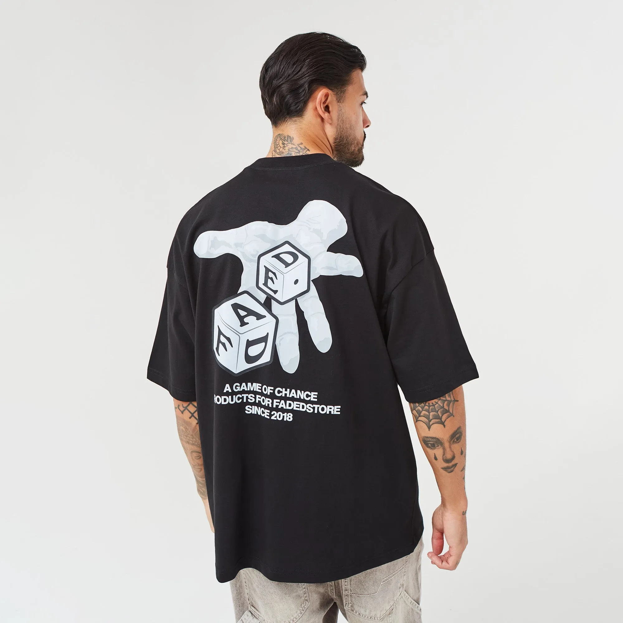 Lucky Roll T-Shirt | Black