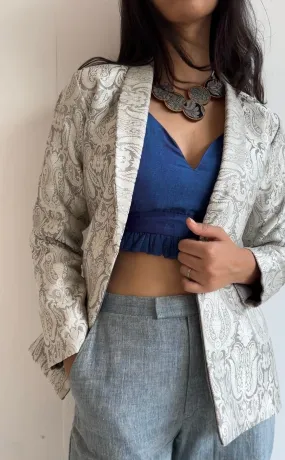 Luna Brocade Blazer