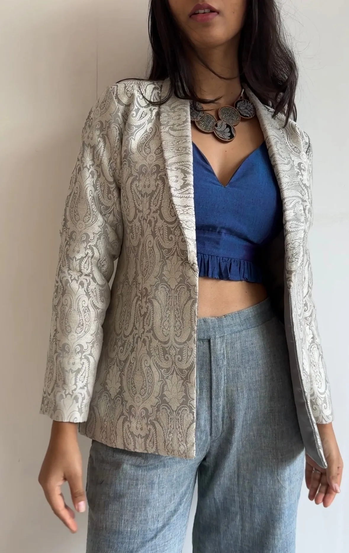 Luna Brocade Blazer
