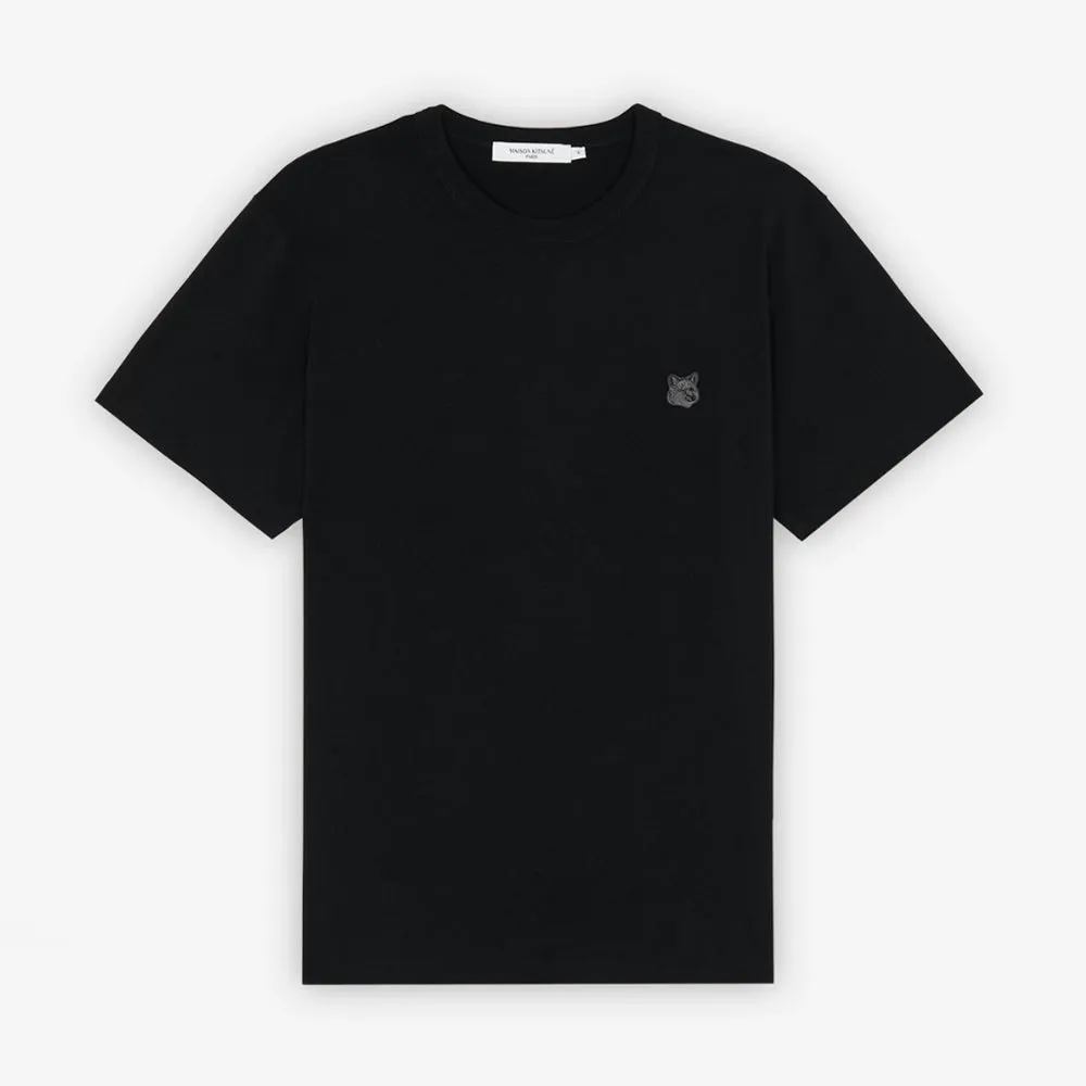 Maison Kitsune Monochrome Fox Head Patch Classic T-Shirt Black IU00149KJ0008 P199