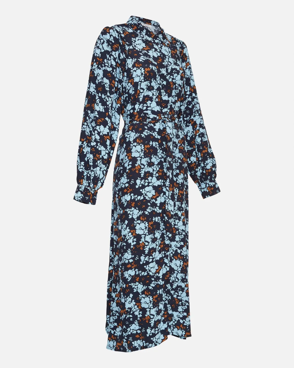 Marcia Morocco Shirt Dress Aop - Baltic Sea Flwr