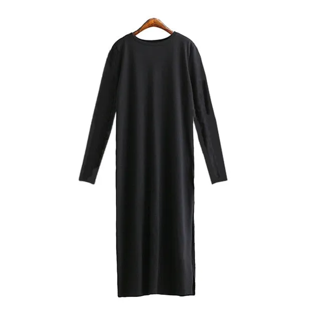 Maxi T Shirt Dress Women Summer Casual Beach Sexy Party Vintage Bodycon Boho Wrap Cotton Black Long Dresses Plus Size