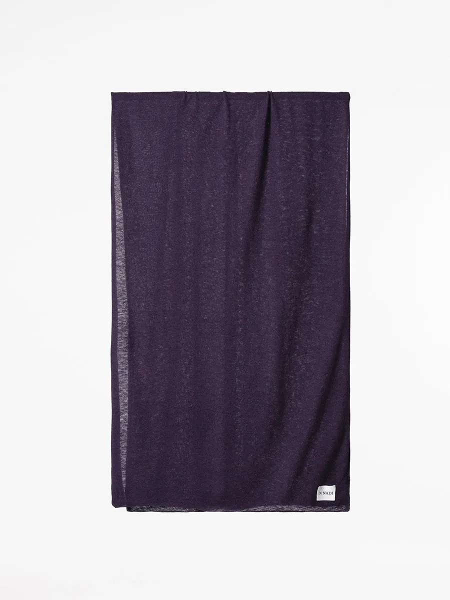 Merino Scarf - Plum