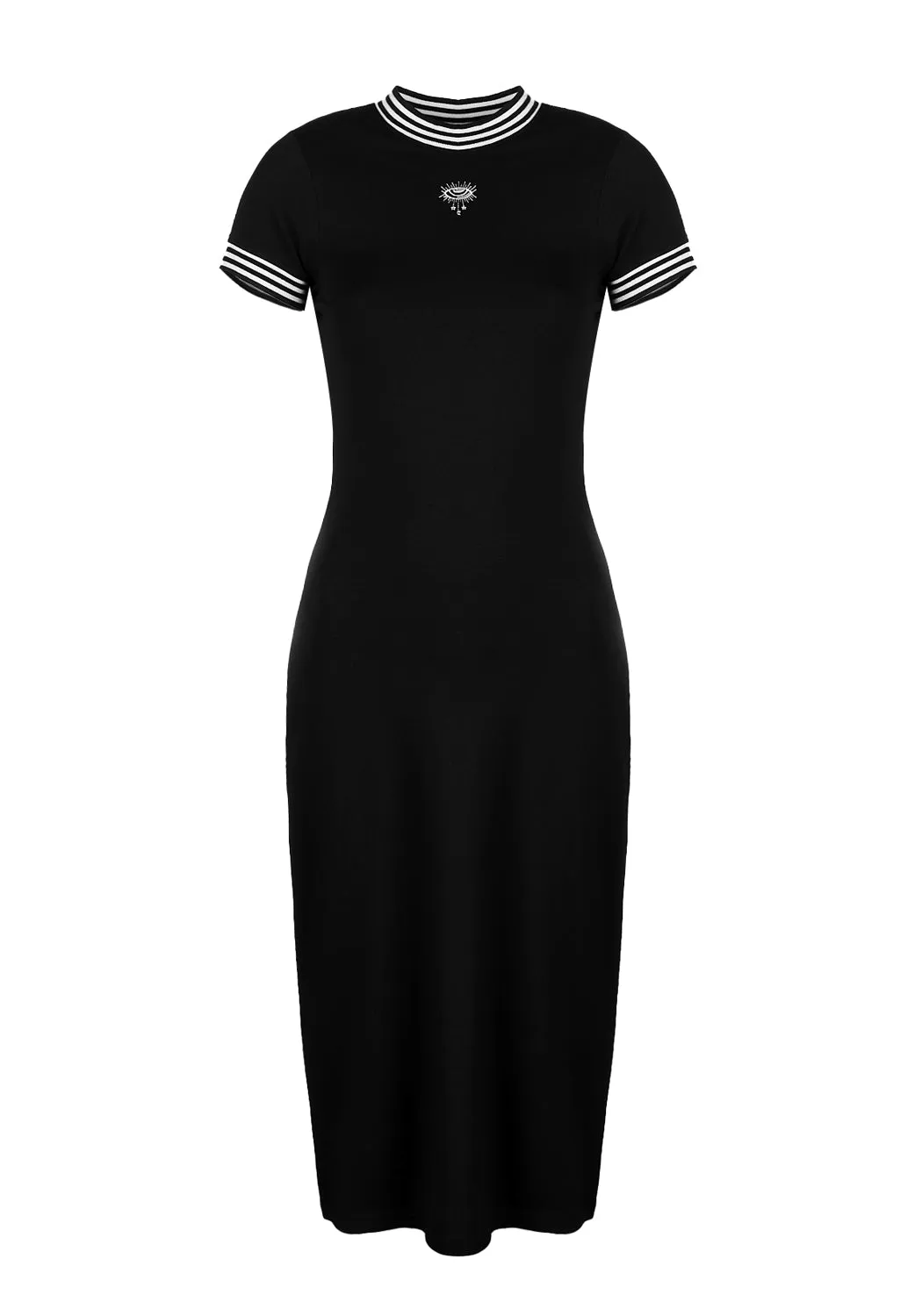 Monica Side Split Midi Dress