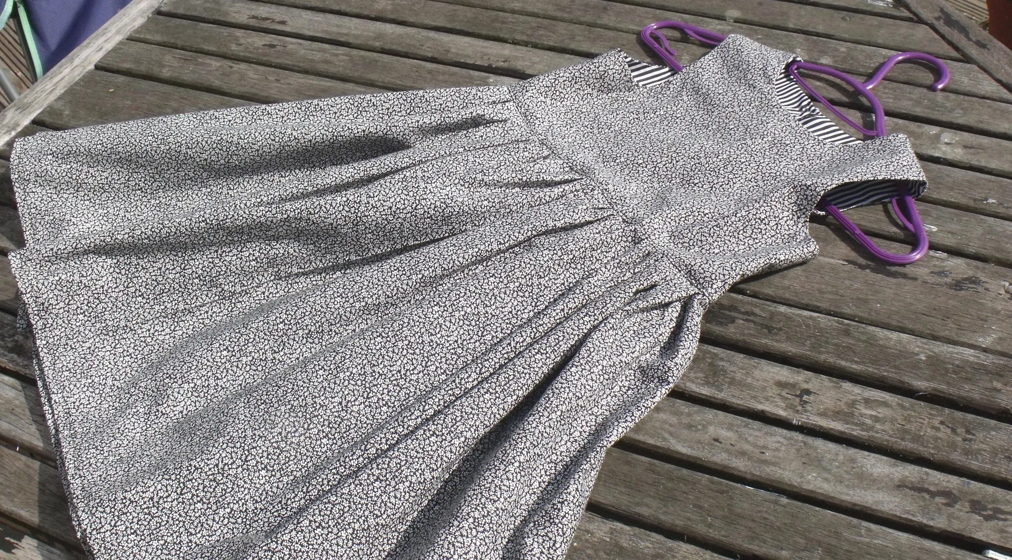 Monochrome, 100% cotton, girls dress, age up to 7 years