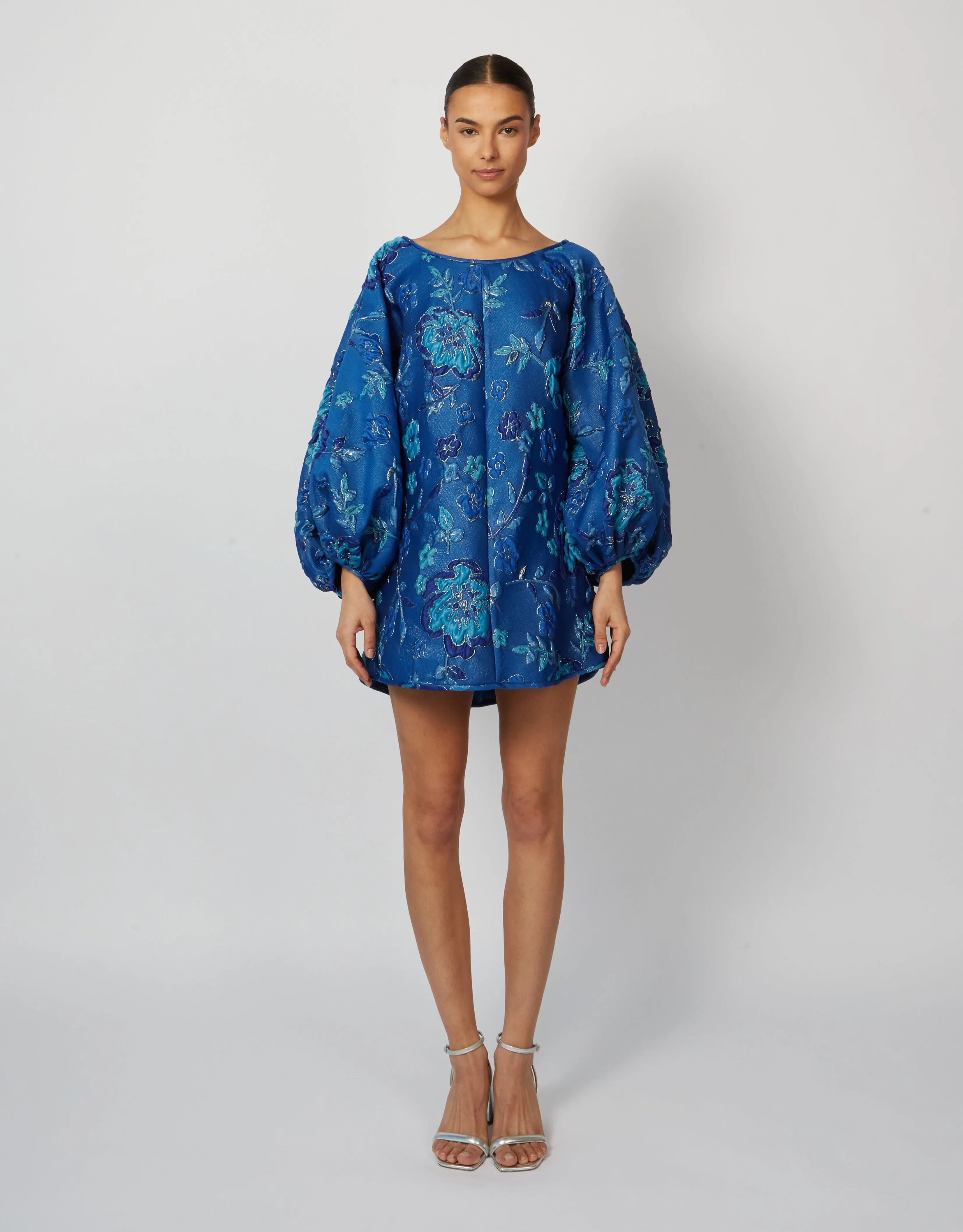Monochrome Blue Good Luck Dress