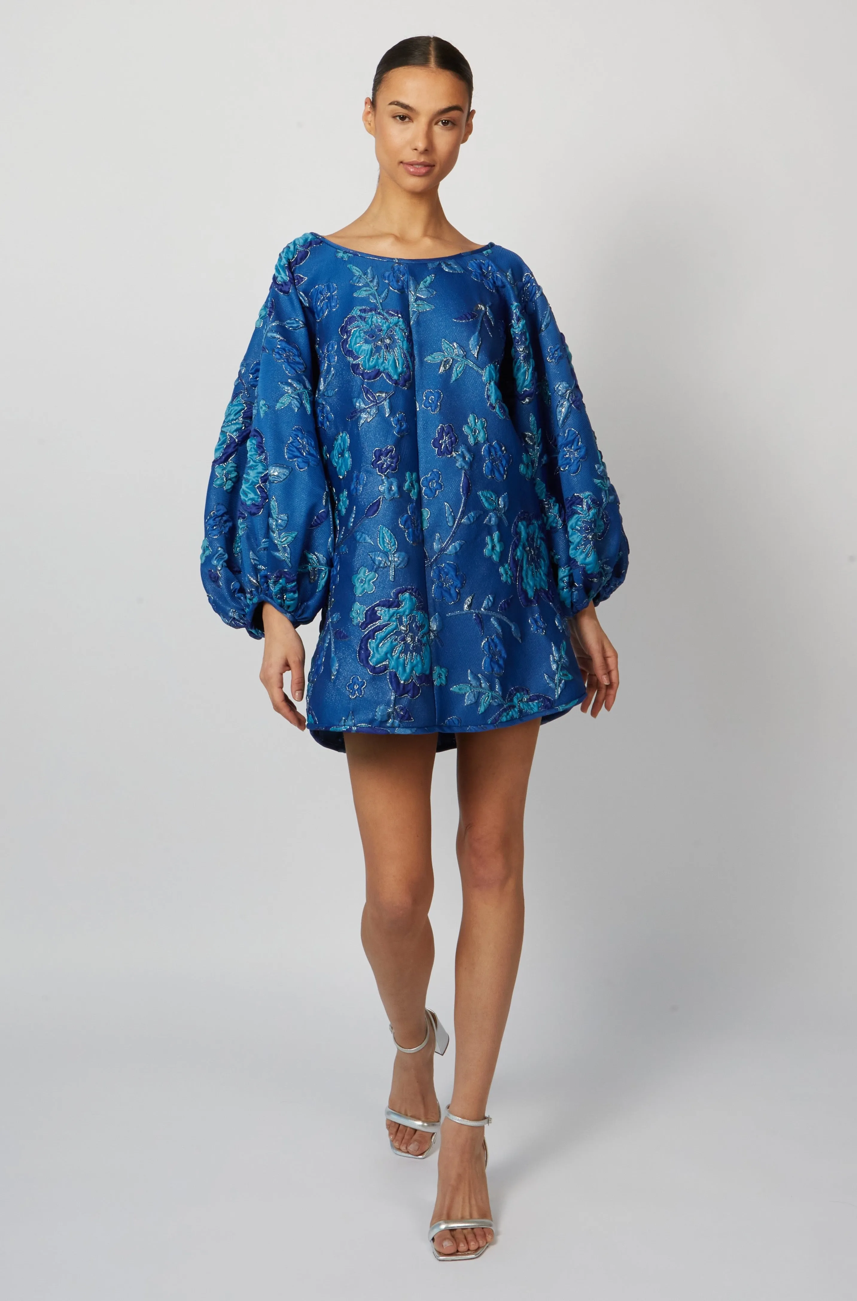 Monochrome Blue Good Luck Dress