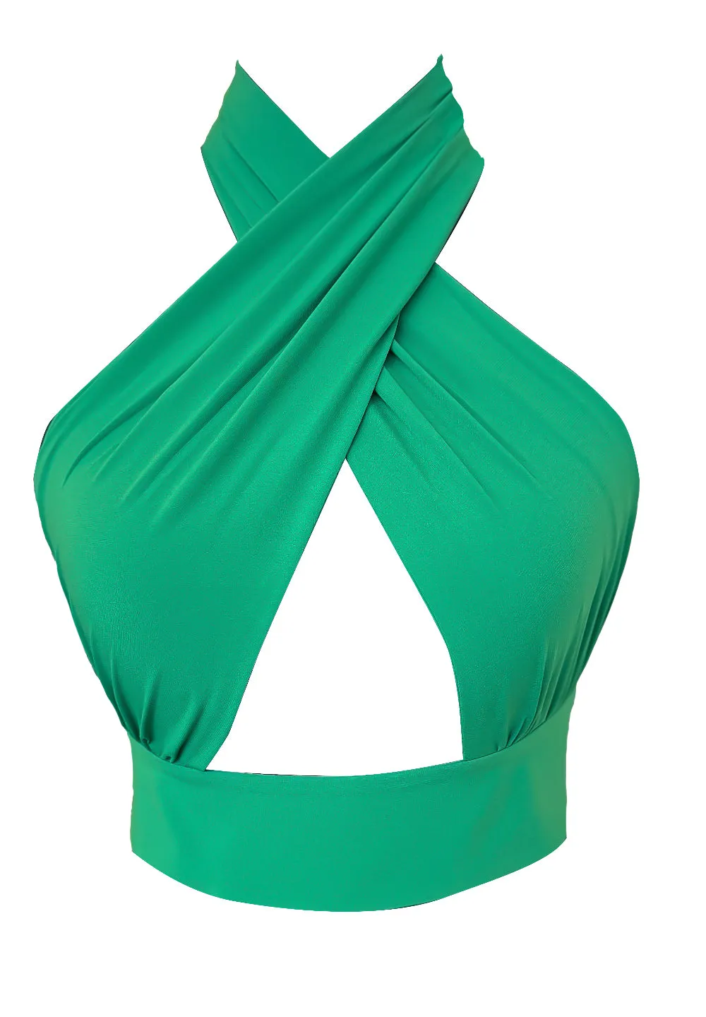 Monochrome - Green Vera Top