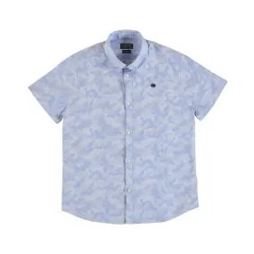 Nukutavake Boys s/s Camouflage Dress Shirt