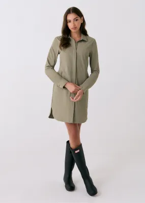 Olivie Tech Shirt Dress