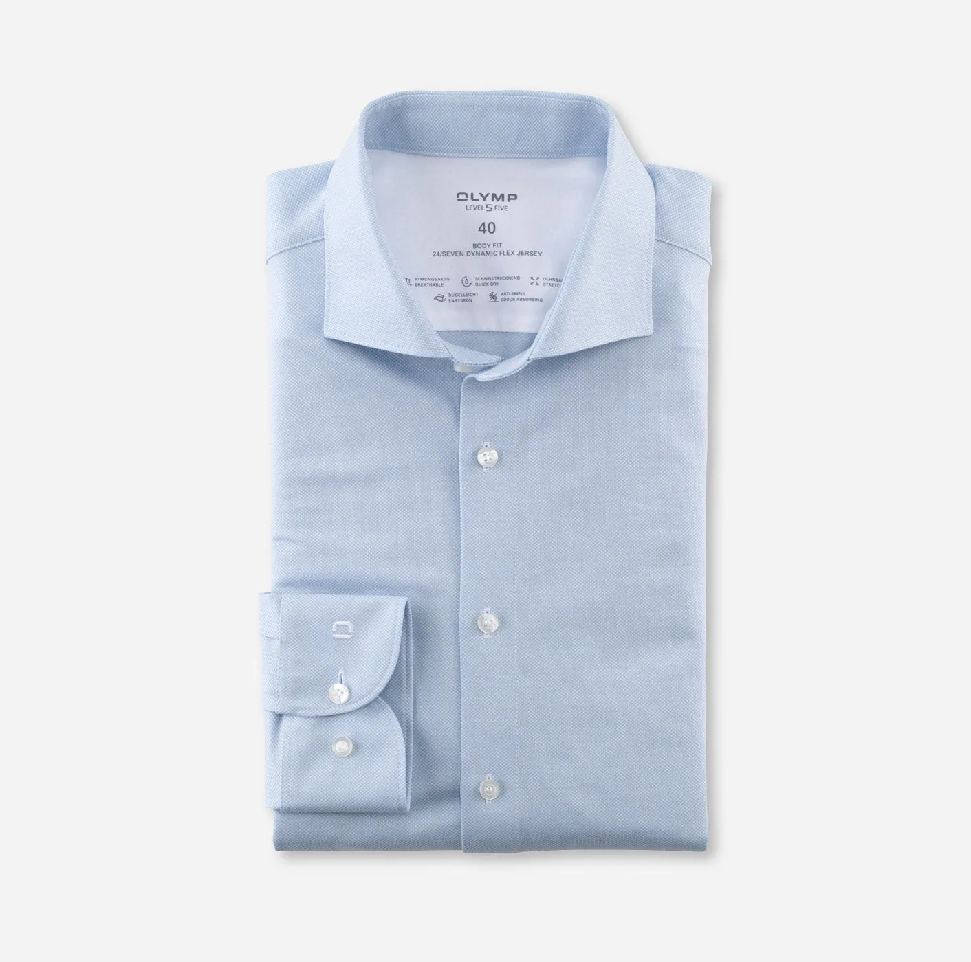 OLYMP -  Body Fit Business Shirt, Baby Blue