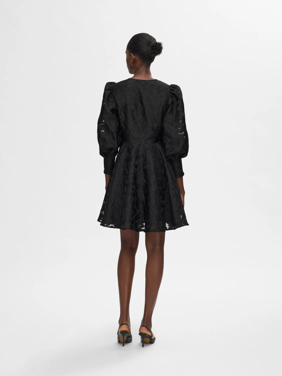 Pandora Ls Short Shirt Dress - Black
