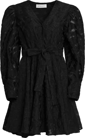 Pandora Ls Short Shirt Dress - Black