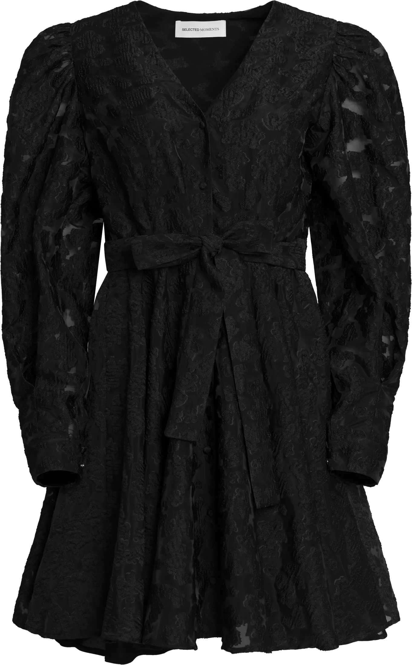 Pandora Ls Short Shirt Dress - Black