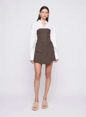 PIPPA TOP (SWAN W/ DARK COCOA)