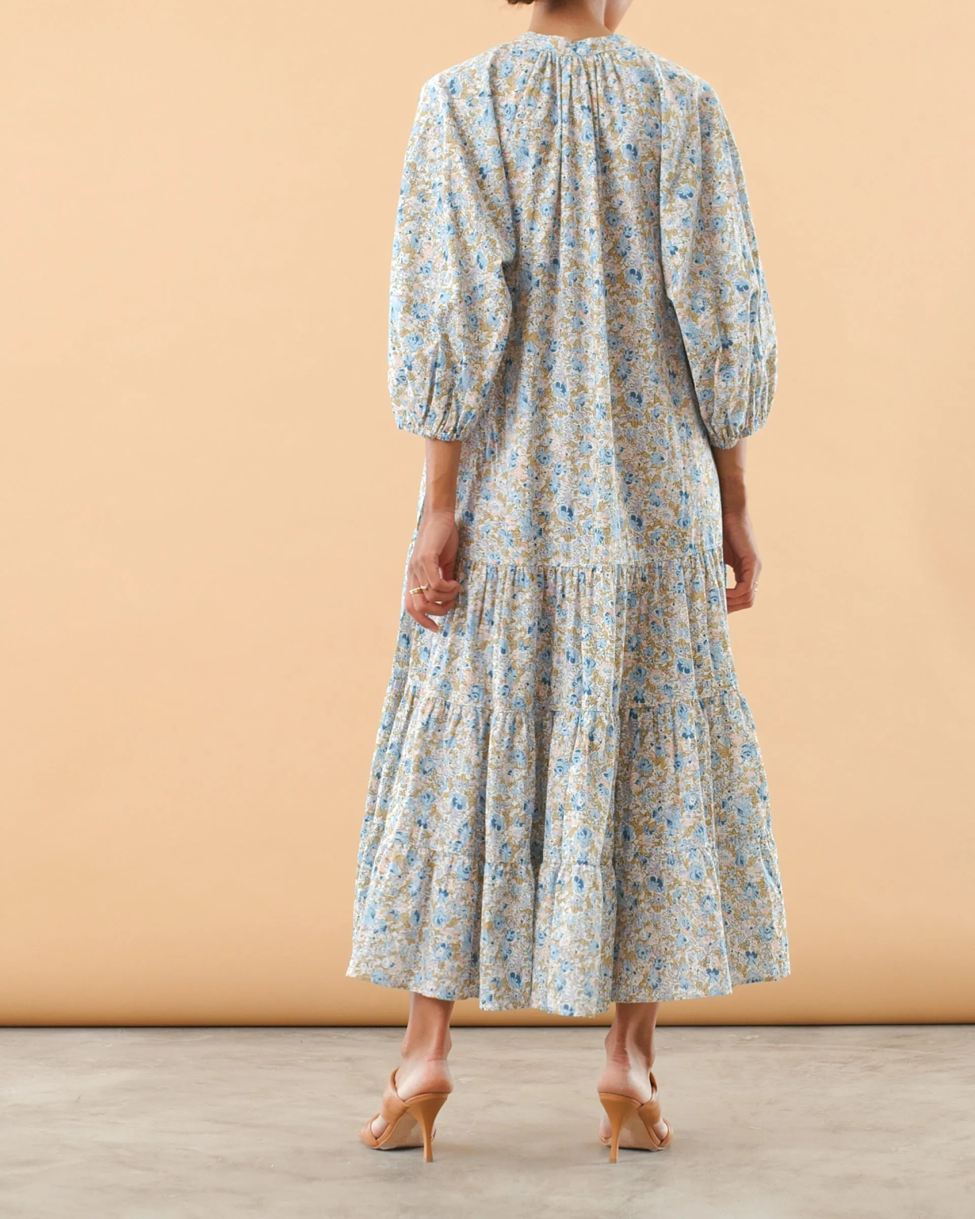 Poplin Shirt Dress - Blossoms