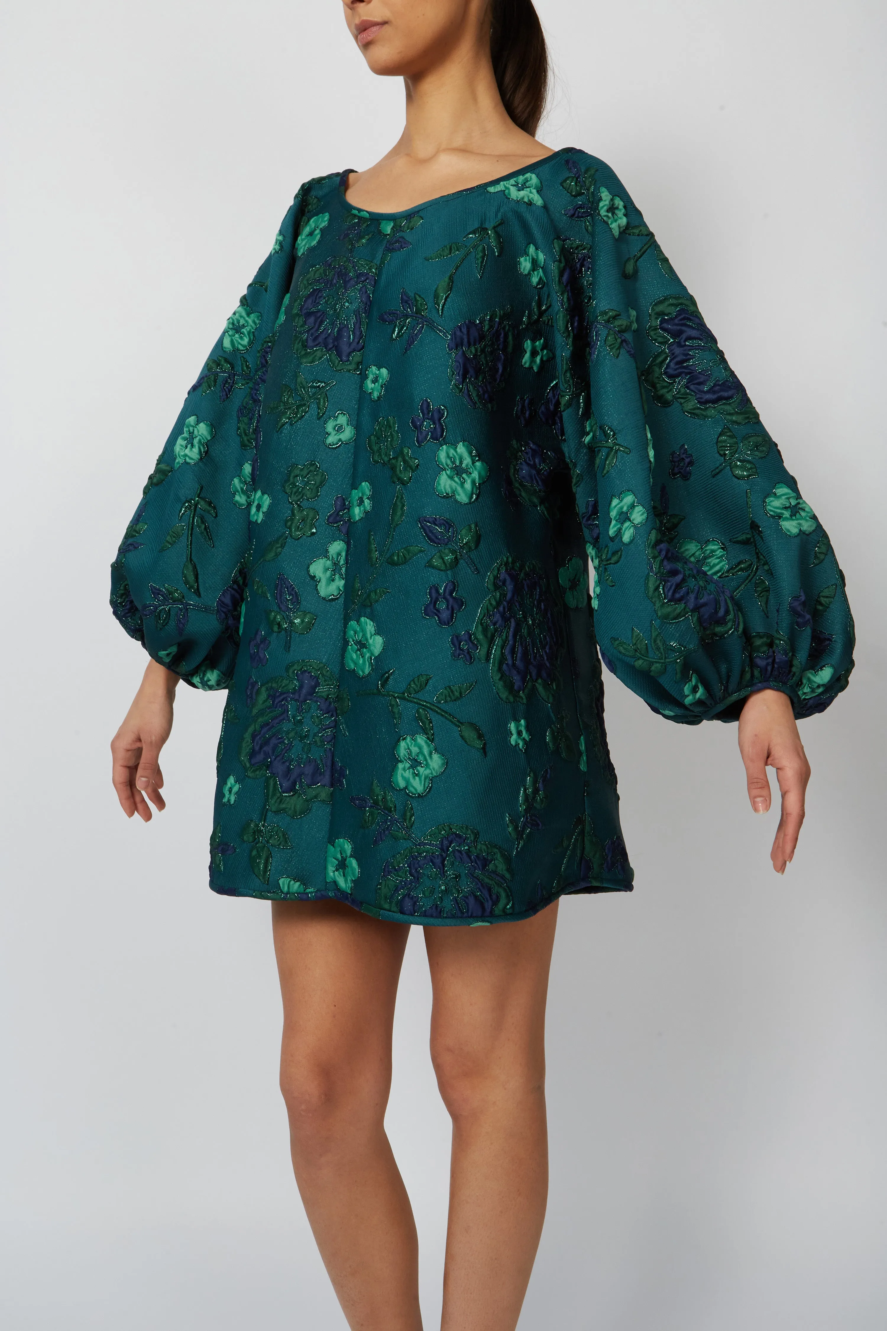 Pre Order Monochrome Green Good Luck Dress