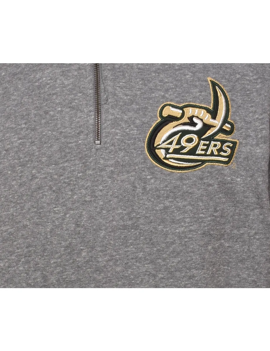 Quarter-Zip 49ers Printed Sweatshirt - M