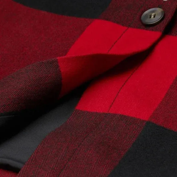 Red and Black Shacket