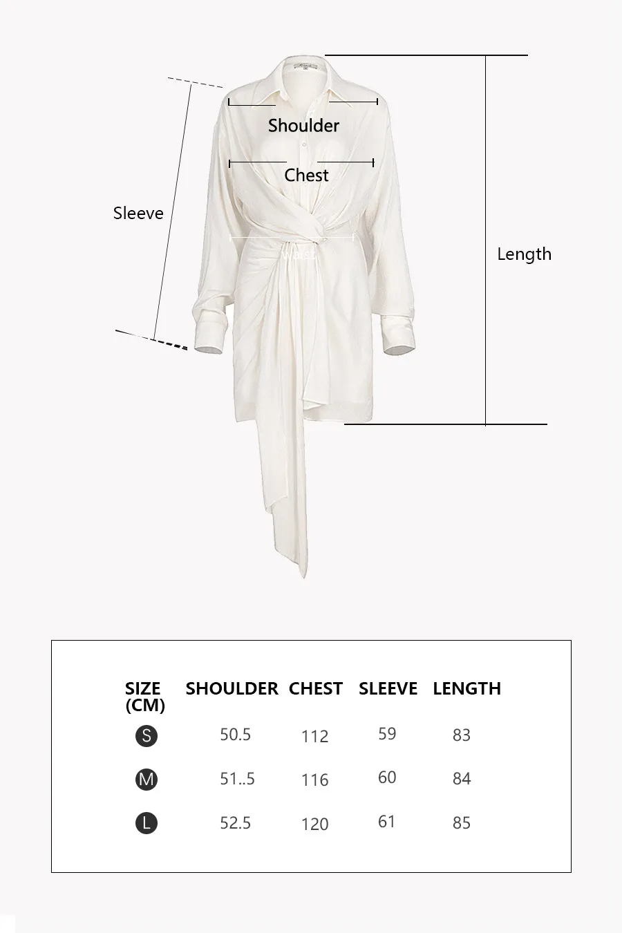 Regular knot shirt dress | White shirt dress | Vacation shirt dress