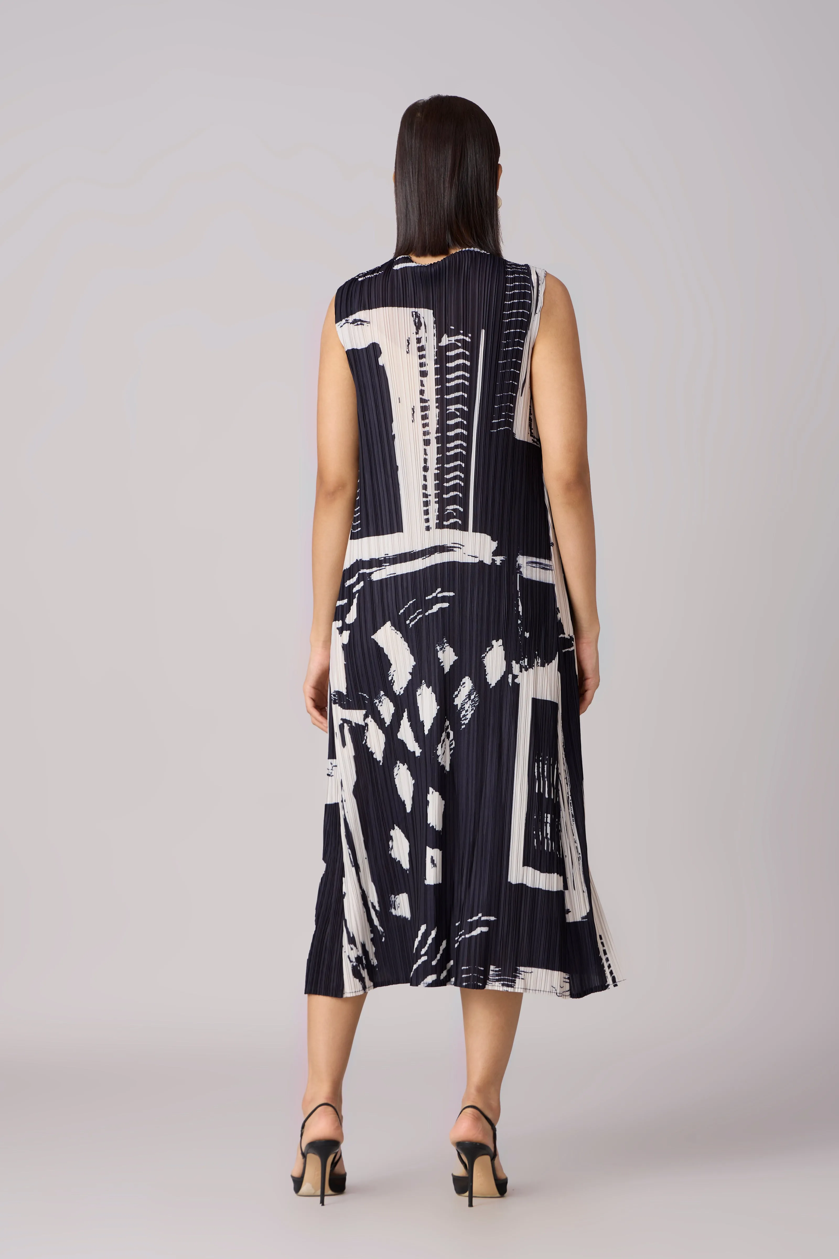 Renne Dress - Black & White