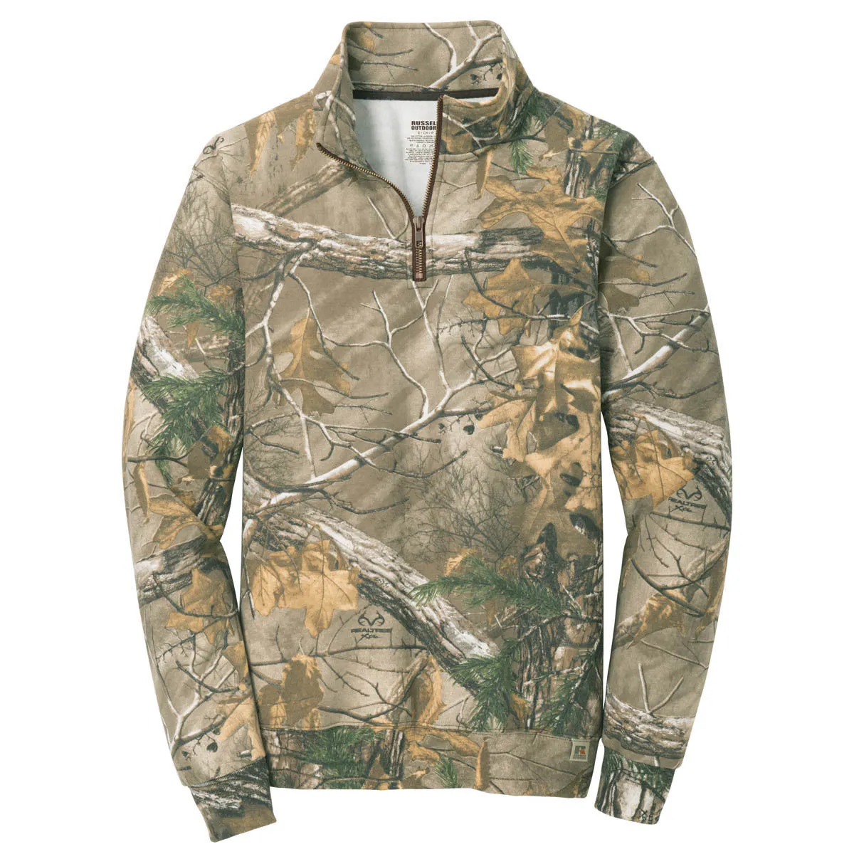 Russell Outdoors Realtree Xtra Quarter Zip Sweatshirt