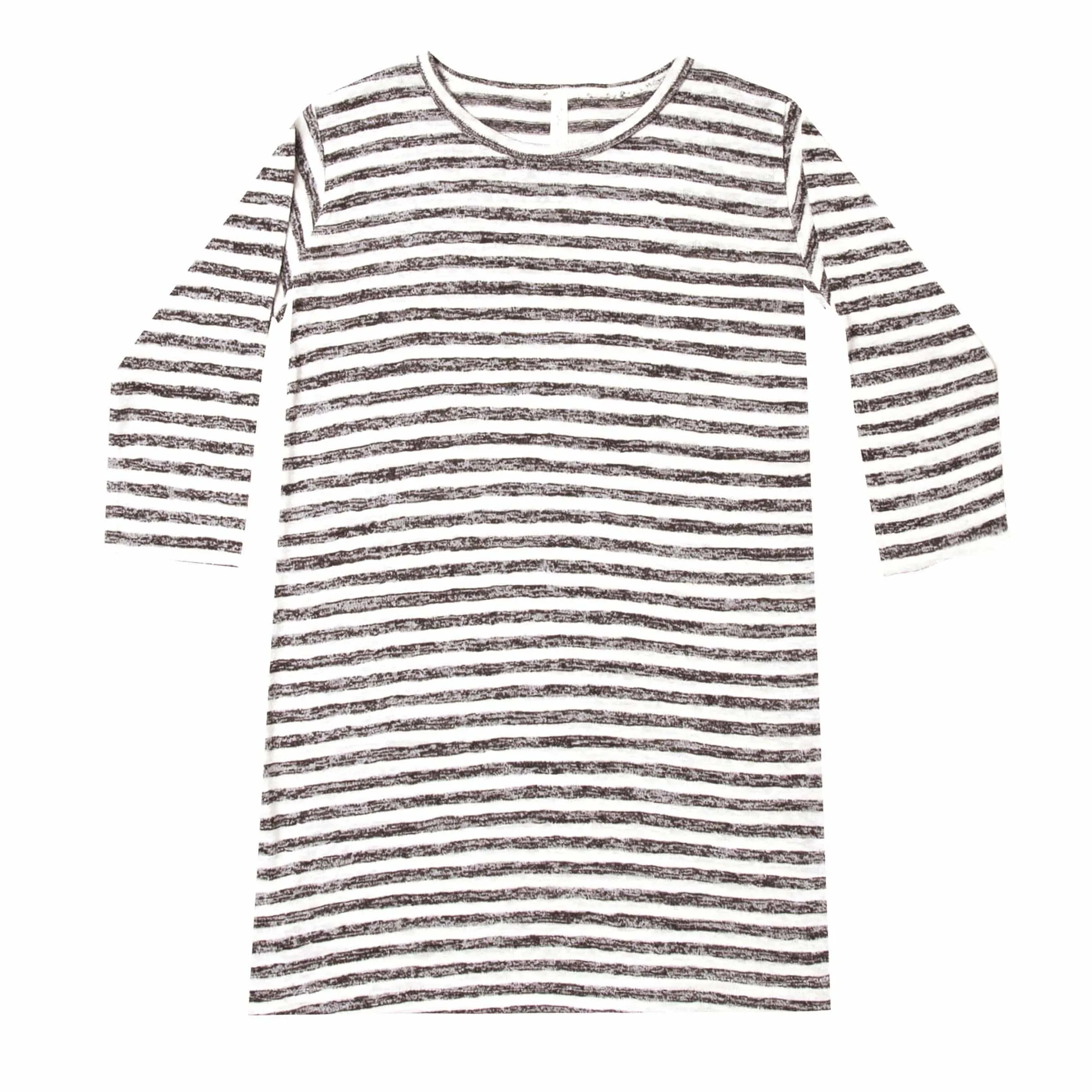 Rylee and Cru Ivory Striped Girls Dress